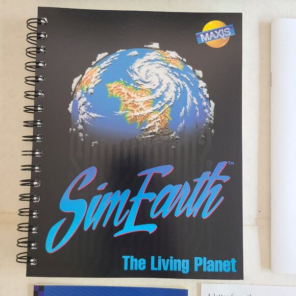 PC Game Maxis Sim Earth The Living Planet IBM PC 1990 Big Box 3.5 & 5.25… - Picture 16 of 16